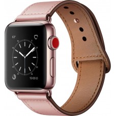 Lederarmband rosa - Apple Watch 38/40/41/42 mm