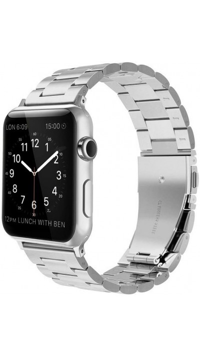 Edelstahl Armband - Zeitlos klassisch und elegant - Silber - Apple Watch 38mm / 40mm / 41mm