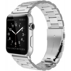 Edelstahl Armband - Zeitlos klassisch und elegant - Silber - Apple Watch 44/45/46/49 mm