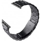 Edelstahl Armband - Zeitlos klassisch und elegant - Schwarz - Apple Watch 38/40/41/42 mm