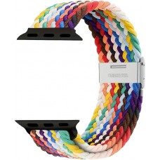 Elastisches Geflochtenes Nylonarmband mit Dehnbaren Riemen für Apple Watch - Multicolor 1 - Apple Watch 44/45/46/49 mm