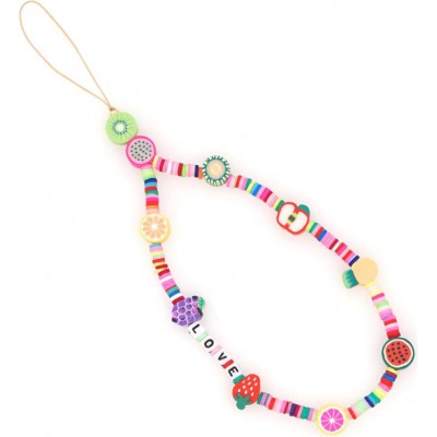 Universal Smartphone Armband Schmuck Charms - Früchte & Beeren LOVE Perlenband
