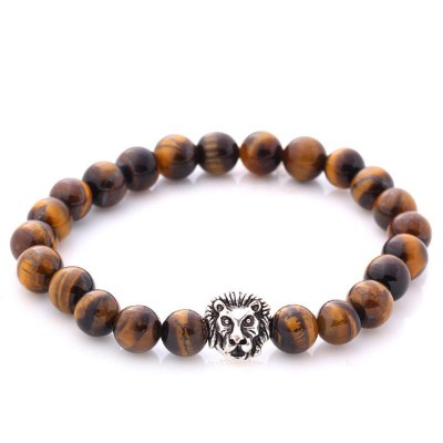 Armband Perle Tigerauge Stein