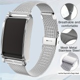 Elegantes Milanese Armband aus Edelstahl - Silber - Whoop 4.0