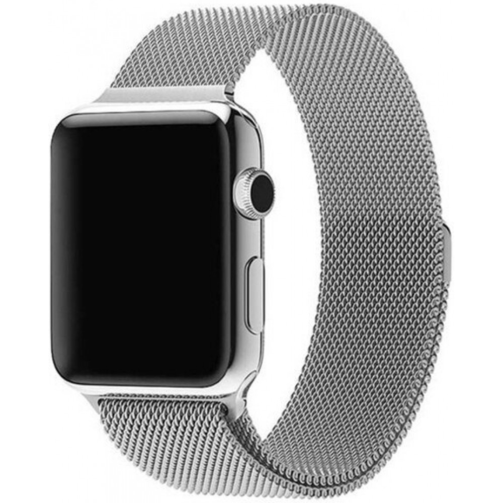 Mailänder Stahlarmband silber - Apple Watch 38/40/41/42 mm