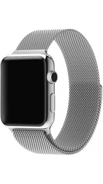 Mailänder Stahlarmband silber - Apple Watch 38/40/41/42 mm