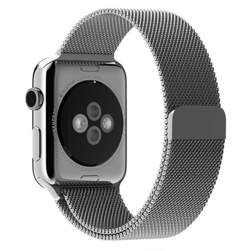 Mailänder Stahlarmband silber - Apple Watch 38/40/41/42 mm