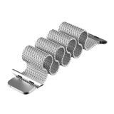 Mailänder Stahlarmband silber - Apple Watch 44/45/46/49 mm