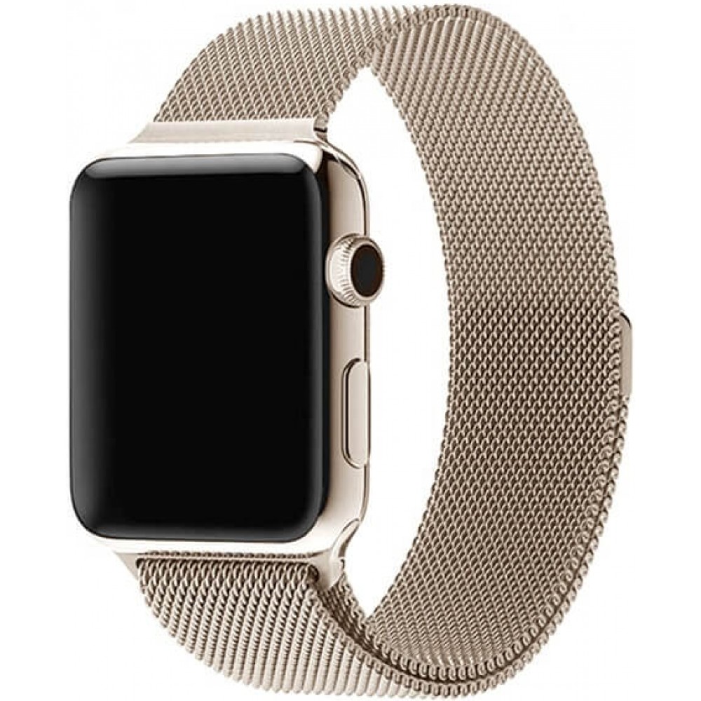 Mailänder Stahlarmband Vintage Gold - Apple Watch 38/40/41/42 mm