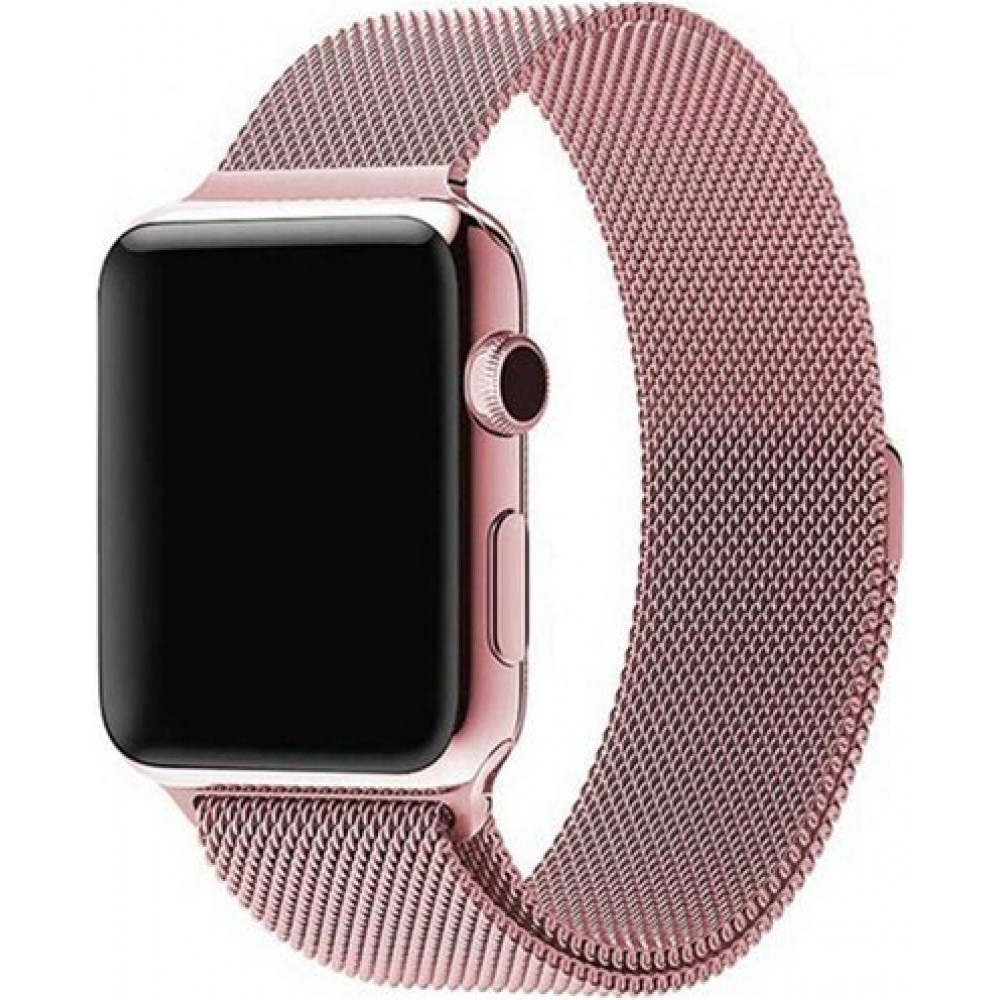 Mailänder Stahlarmband rosa - Apple Watch 38/40/41/42 mm