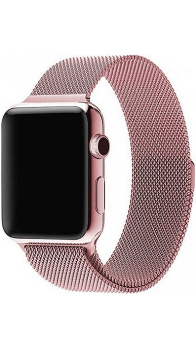 Mailänder Stahlarmband rosa - Apple Watch 38mm / 40mm / 41mm