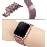 Mailänder Stahlarmband rosa - Apple Watch 38/40/41/42 mm