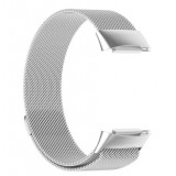 Bracelet milanais en acier (taille L) - Argent - Fitbit Charge 5 / 6