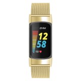 Milanaise-Armband aus Stahl in (Größe L) - Gold - Fitbit Charge 3 / 4