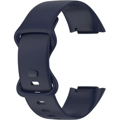 Silikonarmband Fitbit Charge 5 / 6 - Grösse L - Dunkelblau - Fitbit Charge 5 / 6
