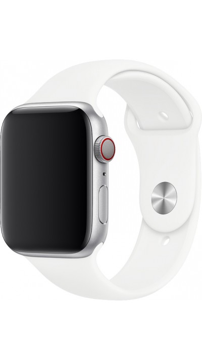 Silikon Sport Armband Weiß- Apple Watch 38/40/41/42 mm