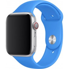 Bracelet sport en silicone bleu électrique - Apple Watch 44/45/46/49 mm