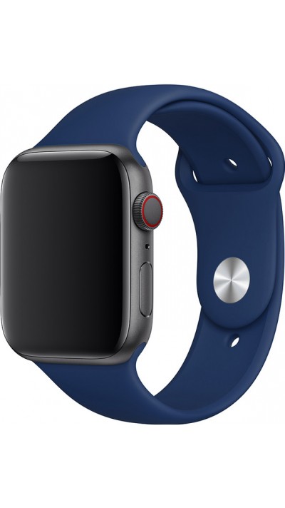 Silikon Sport Armband Dunkelblau - Apple Watch 38/40/41/42 mm