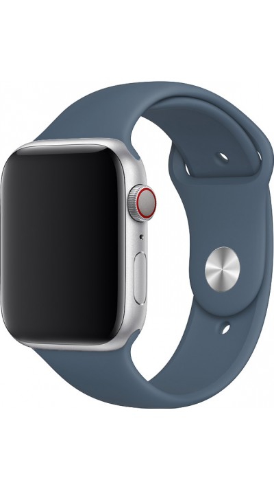 Silikon Sport Armband Blau grau - Apple Watch 38/40/41/42 mm