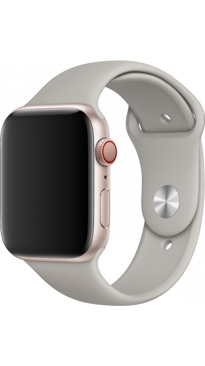 Silikon Sport Armband Grau - Apple Watch 38/40/41/42 mm