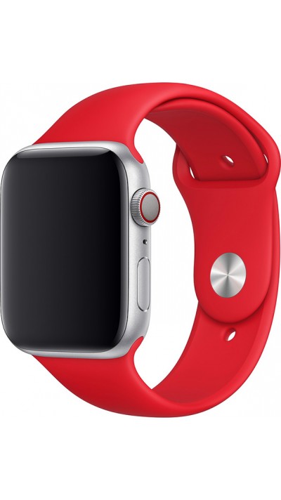 Silikon Sport Armband rotes Feuer - Apple Watch 38/40/41/42 mm