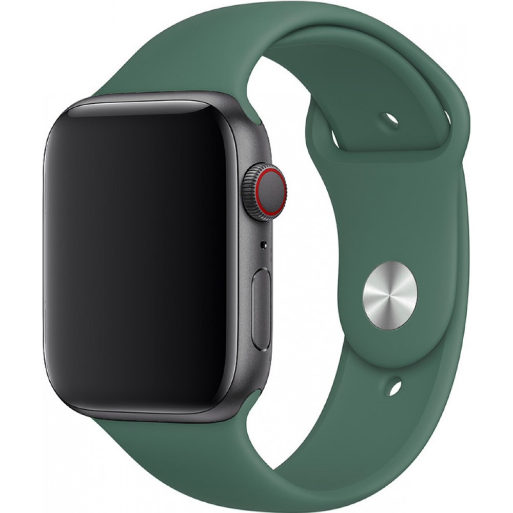Bracelet sport en silicone vert pétrole - Apple Watch 38/40/41/42 mm
