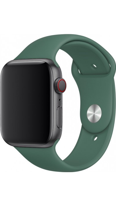 Silikon Sport Armband Benzin grün - Apple Watch 38/40/41/42 mm