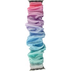 Gradient scrunchies Stoffarmband rosa blau - Apple Watch 38/40/41/42 mm