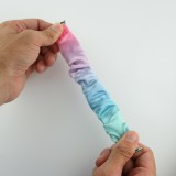 Gradient scrunchies Stoffarmband rosa blau - Apple Watch 38/40/41/42 mm