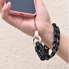 Universalarmband Befestigung für Schale/Gabel Telefon bunte Kette - Schwarz