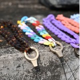 Universalarmband Befestigung für Schale/Gabel Telefon bunte Kette - Rosa