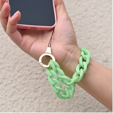Universalarmband Befestigung für Schale/Gabel Telefon bunte Kette - Mintgrün