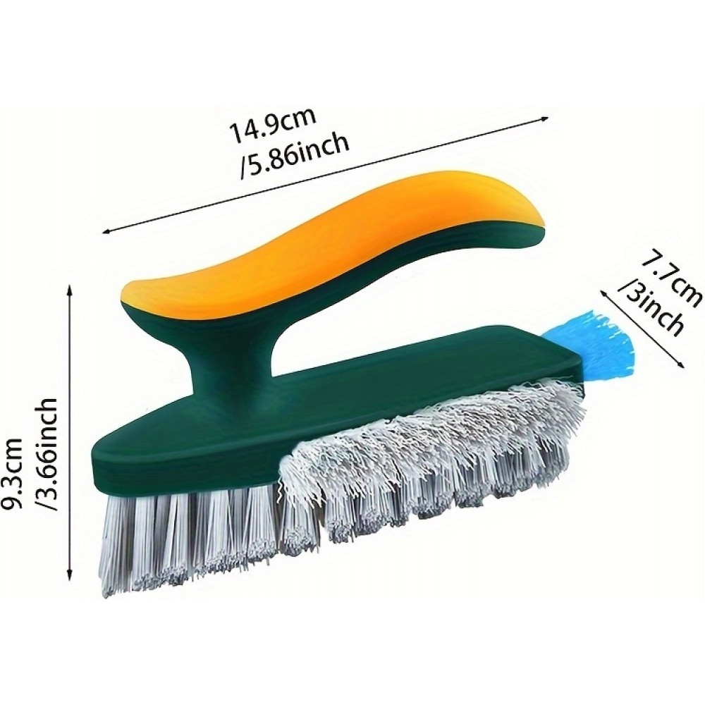 4-in-1 Fenster- und Bodenreinigungsb&uuml;rste mit praktischem Griff f&uuml;r K&uuml;che/WC/Wohnzimmer - Gr&uuml;n