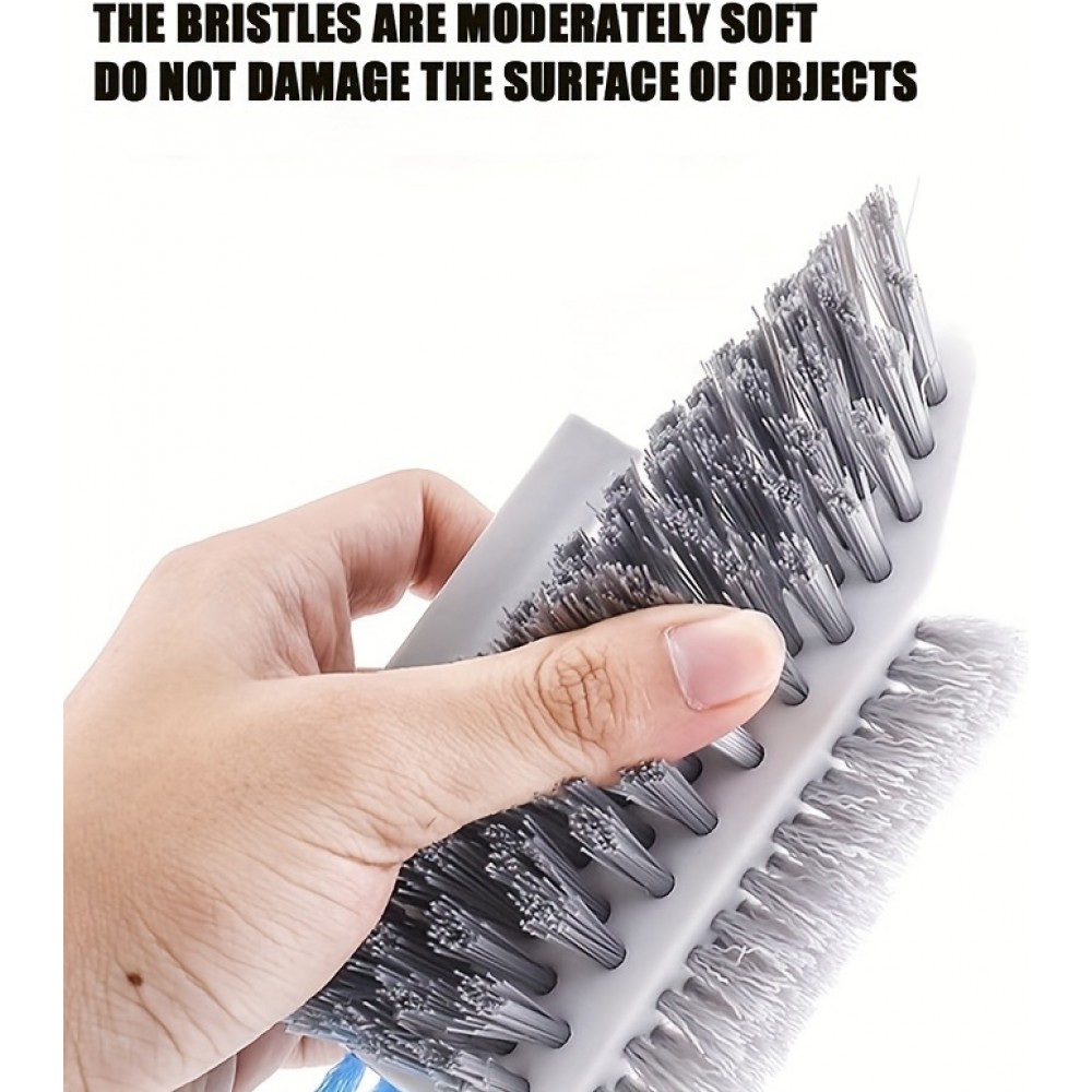 4-in-1 Fenster- und Bodenreinigungsb&uuml;rste mit praktischem Griff f&uuml;r K&uuml;che/WC/Wohnzimmer - Gr&uuml;n