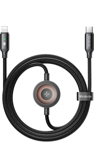 2-in-1 USB-C auf Apple Watch und Lightning Kabel (1,5 m) - Mcdodo - iPhone & Apple Watch (60W)