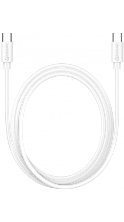 (1 m) USB-C auf USB-C Ladekabel - PhoneLook - Weiss