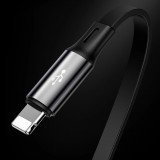 Câble Extensible 3 en 1 Baseus Golden Loop USB - Micro USB / Lightning / USB-C (3.5A) 35cm - 120cm (CAMLT-JH01) - Noir