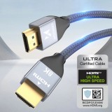 HDMI 2.1 Kabel 8K 60 Hz 48 Gbps / 4K 120 Hz / 2K 144 Hz (3 m) Wozinsky - Silber
