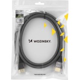 HDMI 2.1 Kabel 8K 60 Hz 48 Gbps / 4K 120 Hz / 2K 144 Hz (3 m) Wozinsky - Silber