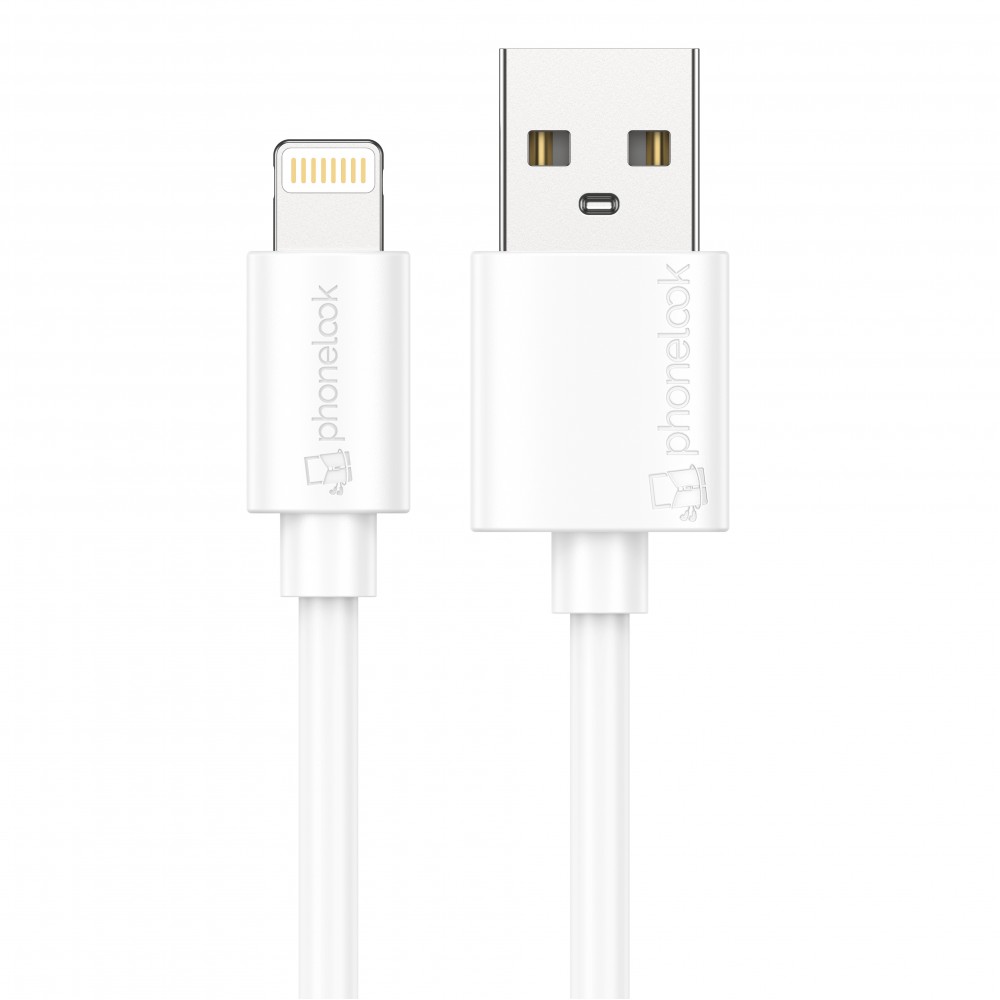 iPhone Lightning Kabel USB (3 m) - PhoneLook - Weiss