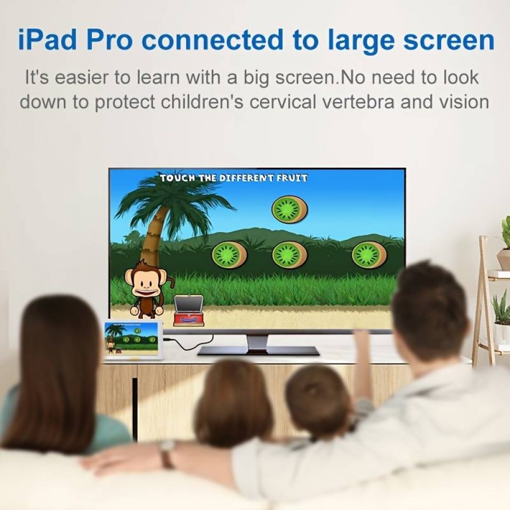 USB-C zu HDMI 4K Kabel (1.8 m) kompatibel mit Thunderbolt 3 (MacBook, iPad Pro) - Schwarz