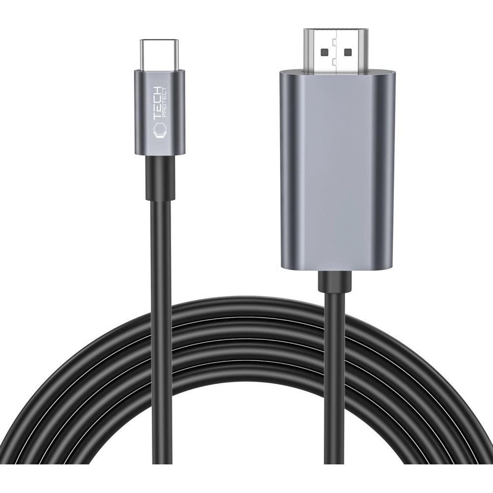 USB-C auf HDMI 4K 60Hz Kabel Tech-Protect UltraBoost (2 m) - Schwarz