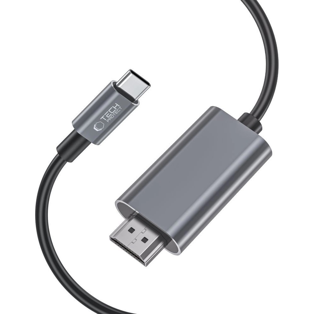 USB-C auf HDMI 4K 60Hz Kabel Tech-Protect UltraBoost (2 m) - Schwarz