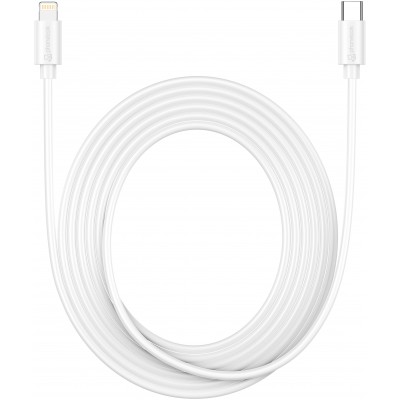 iPhone Kabel (3 m) Fast Charge Lightning auf USB-C - PhoneLook - Weiss