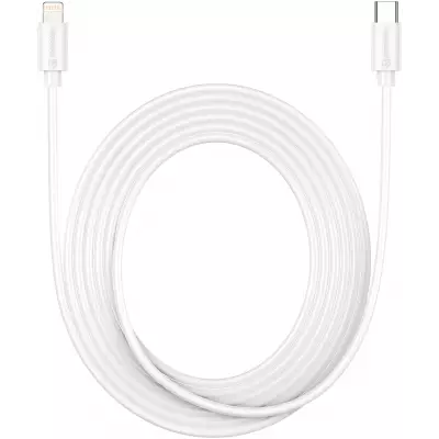 iPhone Kabel (3 m) Fast Charge Lightning auf USB-C - PhoneLook - Weiss