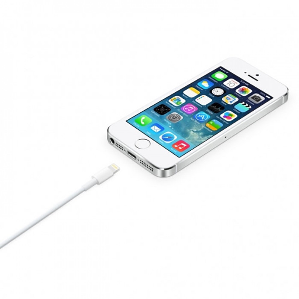 Ladekabel Lightning zu USB-A Original Apple iPhone (2 m) - Weiss