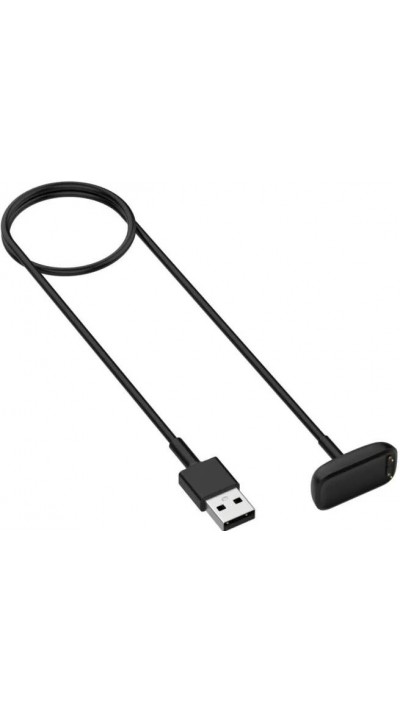 1 Meter Ladekabel Ladegerät USB für Fitbit Charge 5 / 6 - Schwarz