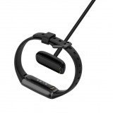 1 Meter Ladekabel Ladegerät USB für Fitbit Charge 5 / 6 - Schwarz