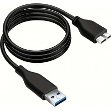 Câble de données USB A 3.0 vers Micro USB B rapide (4.8 Gbps) pour disques durs externes (1 m) - Noir