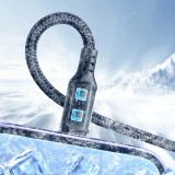 Câble multiple 3 en 1 Nylon USB-A vers Lightning / USB-C / micro USB - Joyroom Multi-Usage S-A18 (30 cm) - Noir